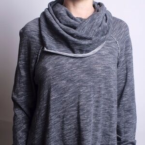 FREE PEOPLE cowl neck long sleeve top